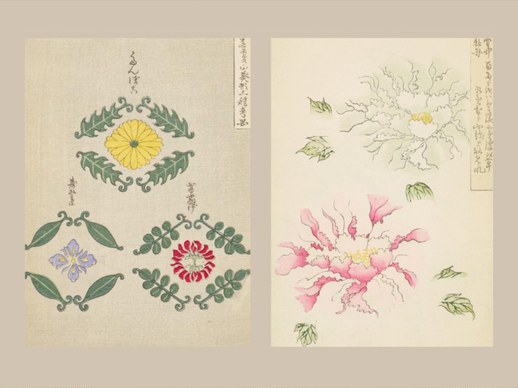 Two samples of Meiji pattern free download