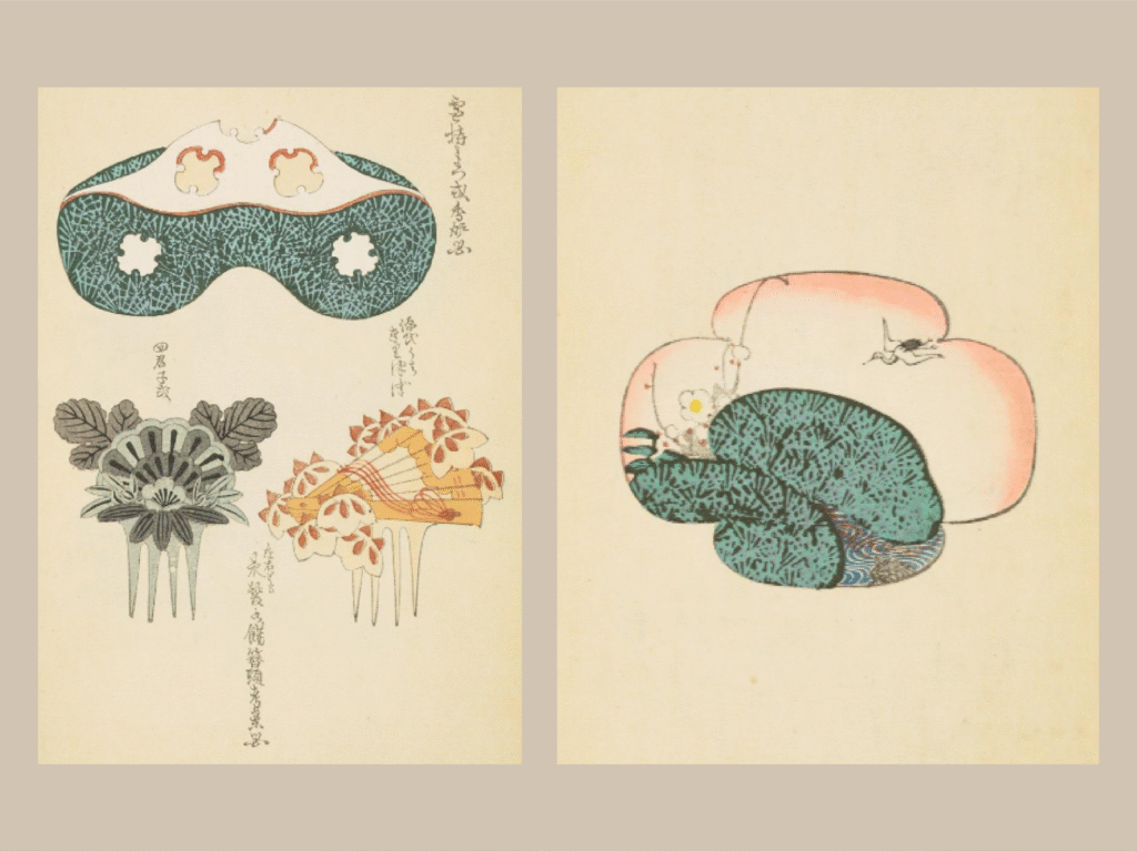 Two samples of Meiji pattern free download