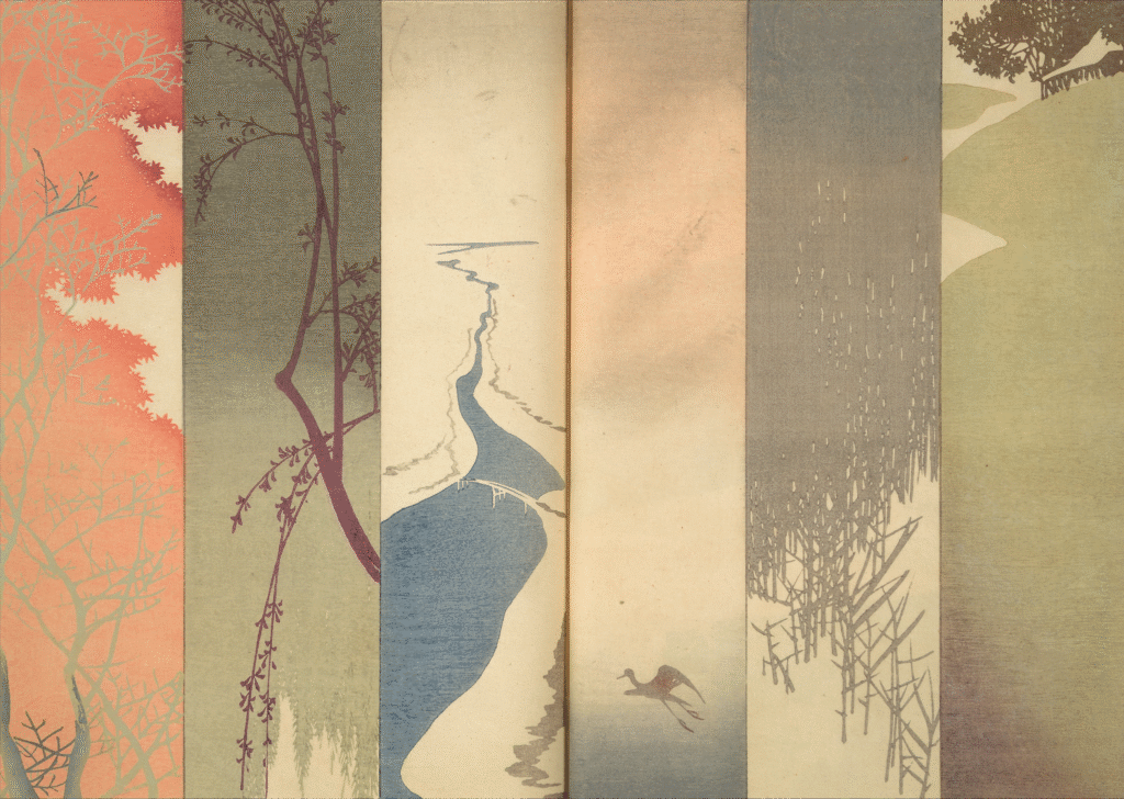 Traditional Japanese Design Patterns free download from Practical Sketchbook (Ōyō manga) 応用漫画 in the MET museum