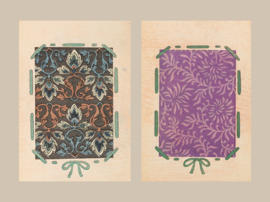 Two samples of Meiji pattern free download