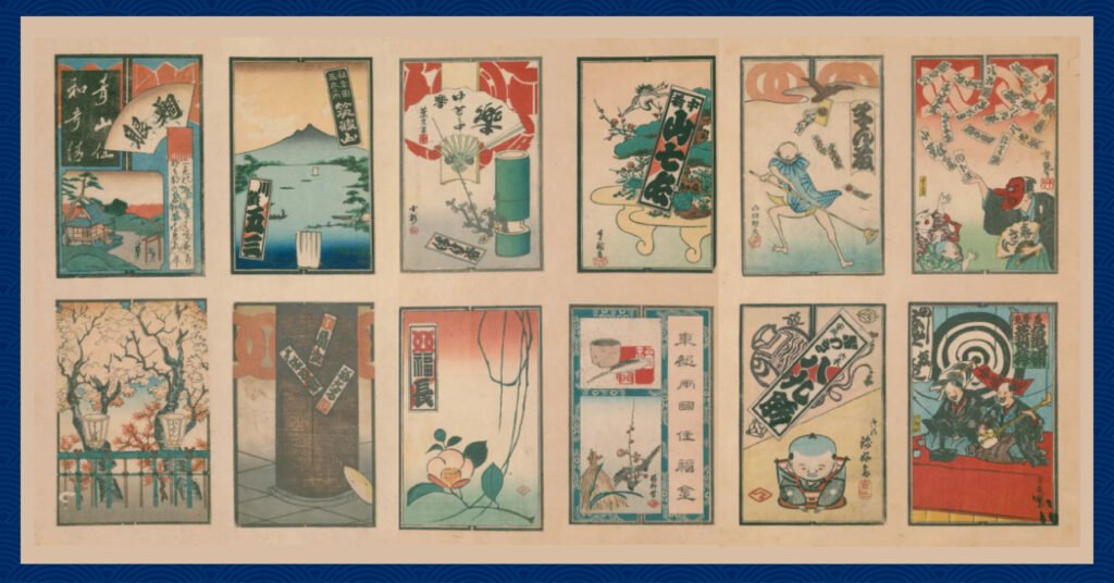 Traditional Japanese Illustrated Nameplates