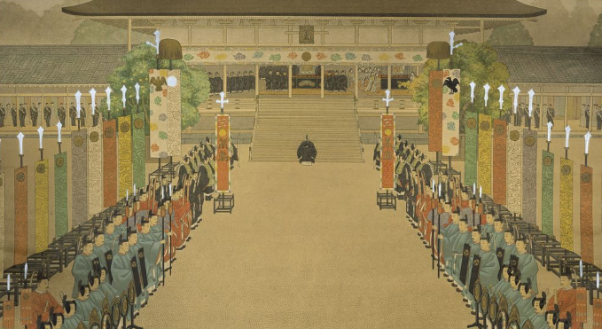 Shishinden Ceremony of Japanese Emperor