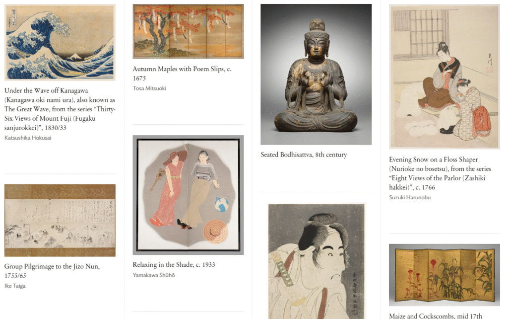 Japanese Art Free Download from The Art Institute of Chicago