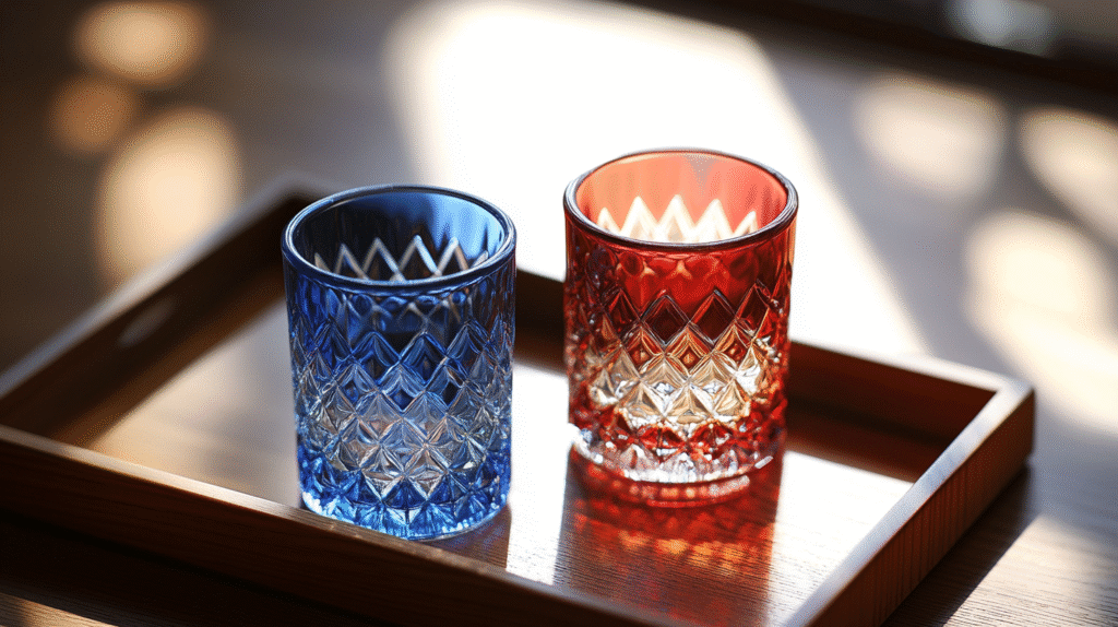 Edo Kiriko glassware