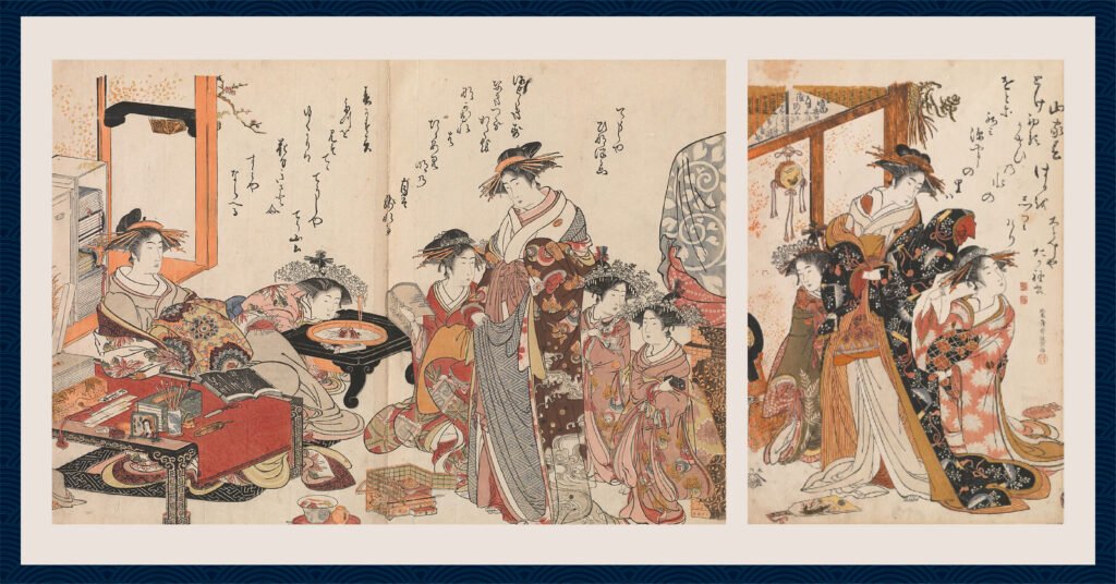 Ukiyo-e of Edo Yoshiwara culture