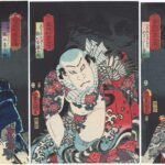 Utagawa Kunisada I (Toyokuni III) Actores tatuados